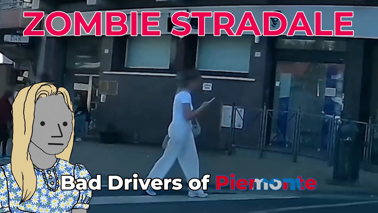 BAD DRIVERS OF PIEMONTE (ITALY) - dashcam compilation 19.10