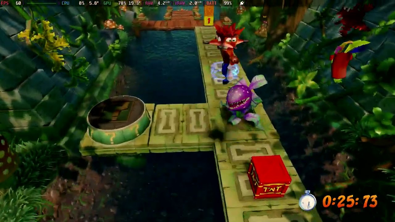 Crash 2 - Plant Food 49:36 - Beating TooneySA & WumpaLewis