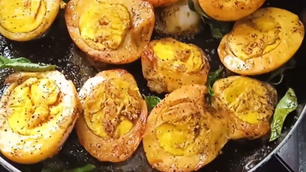 சுவையான முட்டை வறுவல் | Tasty Egg fry / Roast @MazhilManam l