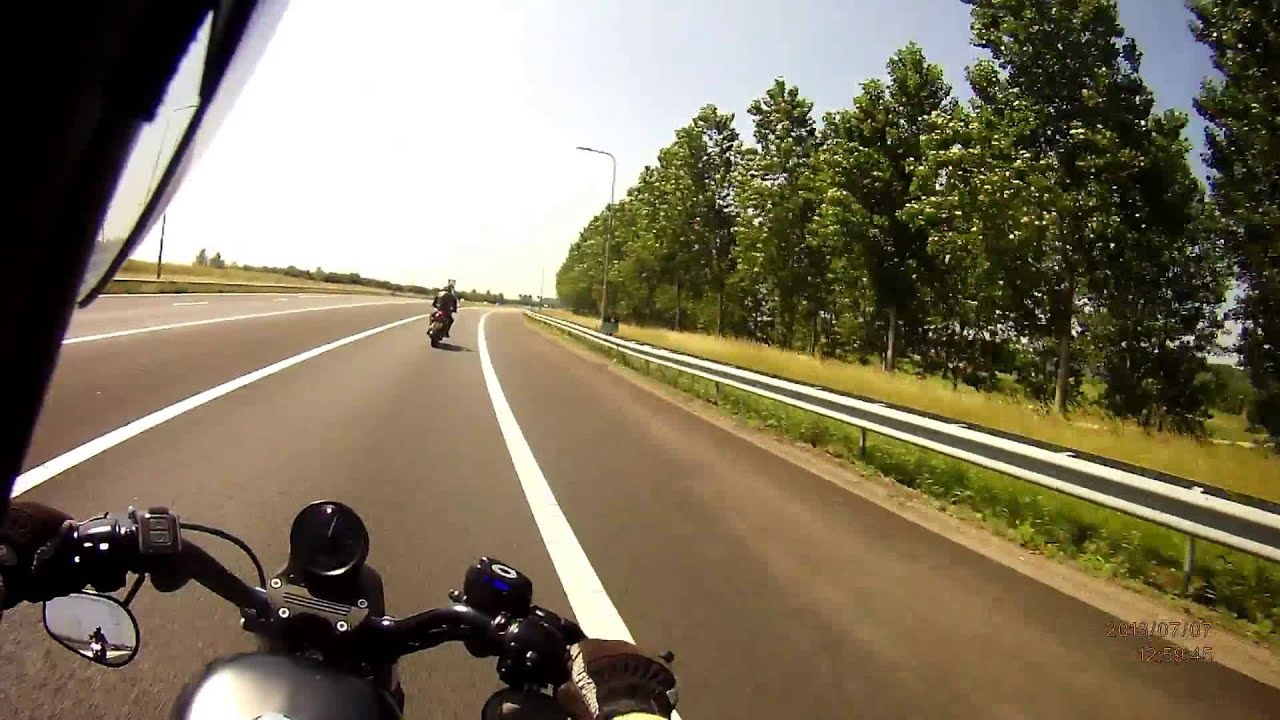 Father and son group ride (1/3) -  Harley Davidson Sportster Iron 883