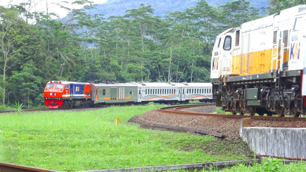 KERETA API PANJANG‼️ MENEMUKAN 11 KERETA API DI TANJAKAN EX-STASIUN LEGOK