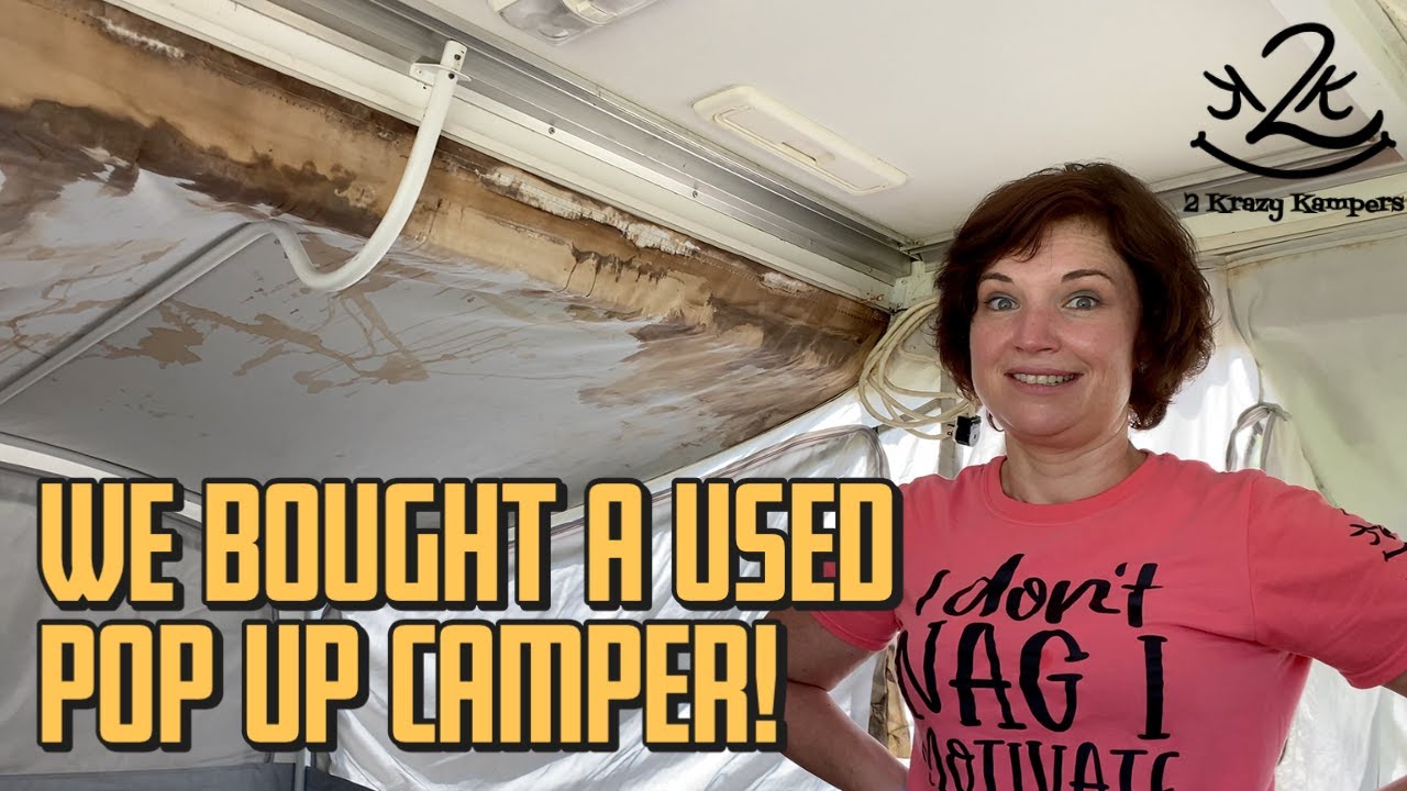 We bought an RV | Renovating a 2005 Fleetwood Utah pop up camper | How to repair a popup camper