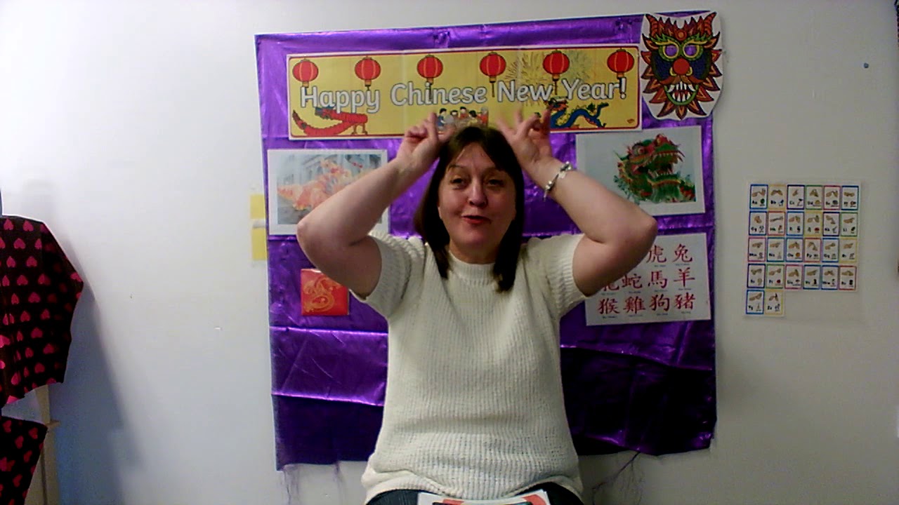 Reception - learn the animal signs for the Chinese New Year story
