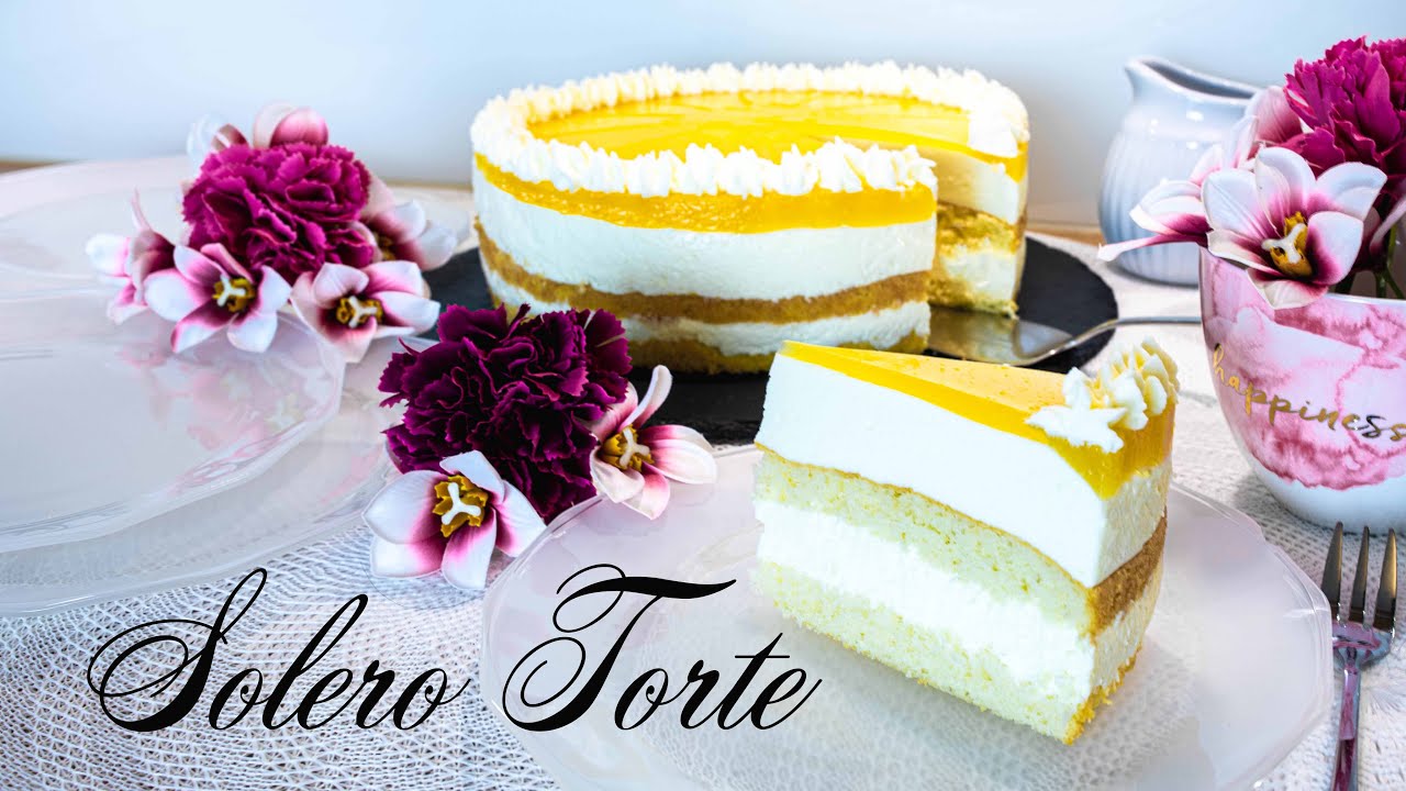 mit dieser Torte kommt der Sommer auf den Teller | Solero Torte | Maracuja Sahne Torte