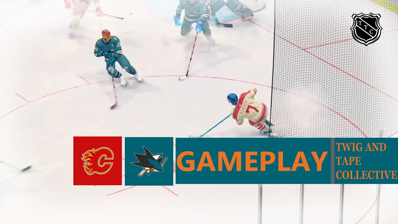 NHL 25 - San Jose Sharks Vs Calgary Flames | TTC 10-26-2024