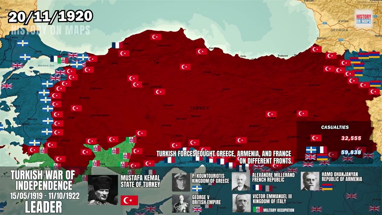 The Turkish War of Independence (1919-1922) Every Day