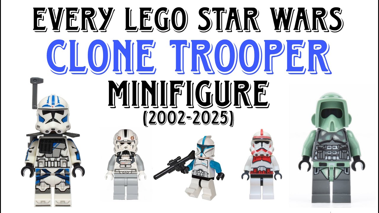Every Lego Clone Trooper Minifigure (2002-2025)