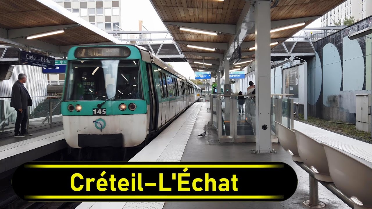 Metro Station Créteil–L'Échat - Paris 🇫🇷 - Walkthrough 🚶