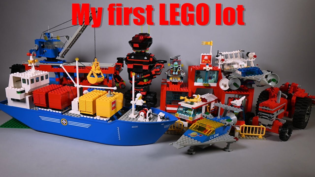 GOLD MINE - My very first vintage LEGO lot. More than 40 sets for 65 Euro! Space, Technic, Town.