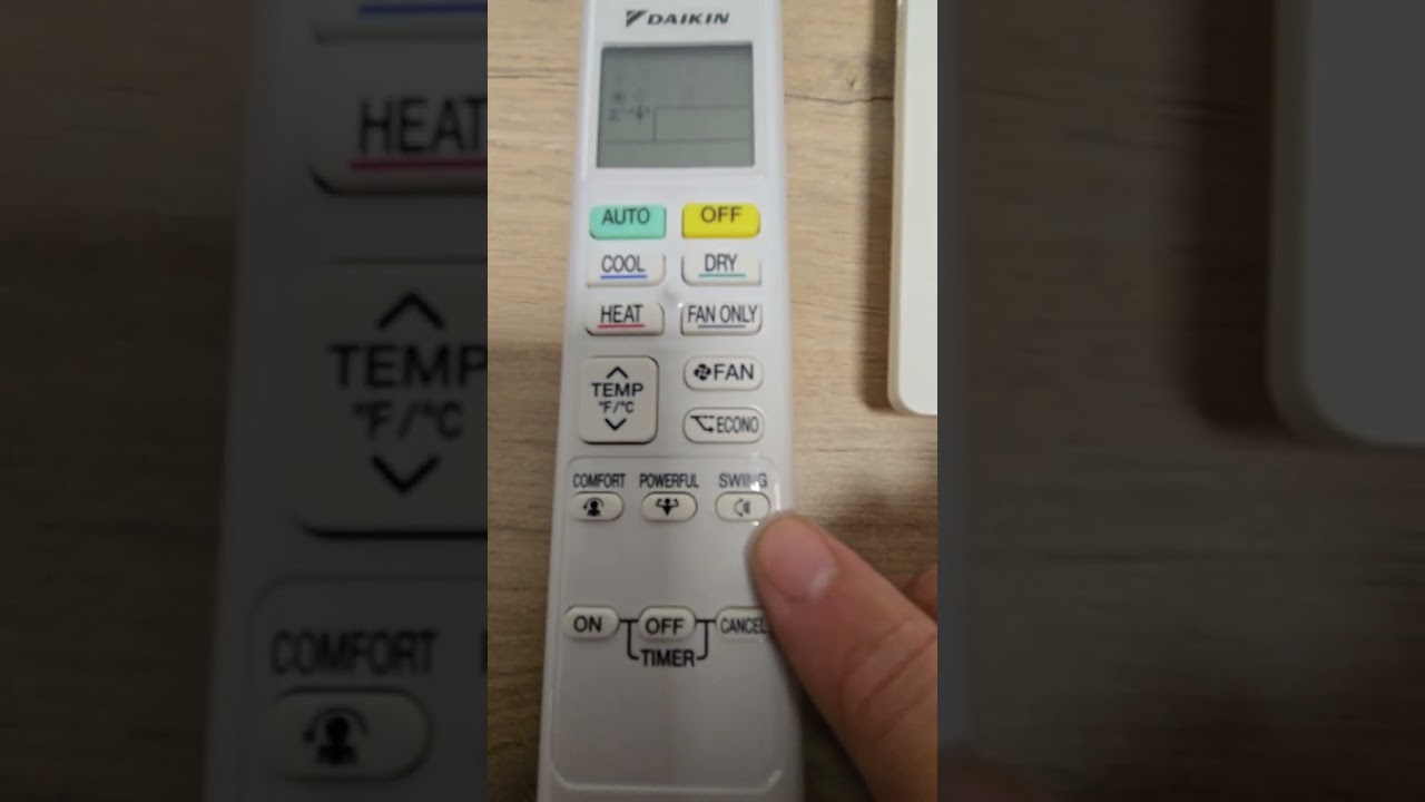 Explication des télécommandes de climatisation Daikin Société Sofrat Marseille