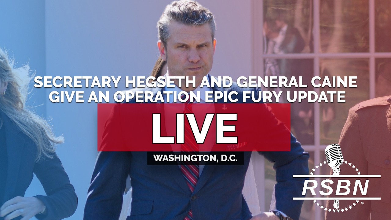 LIVE REPLAY: Secretary Hegseth & General Caine Give an Update on Operation Epic Fury - 04/08/26
