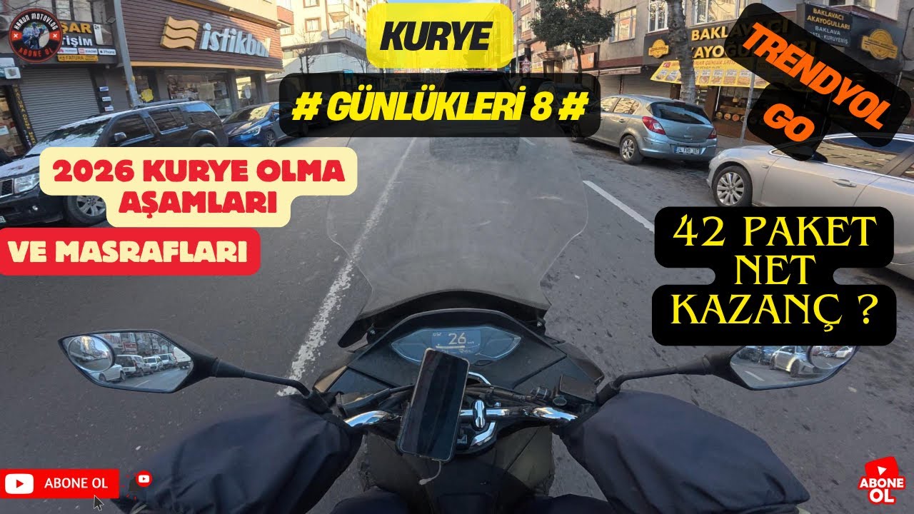2026 KURYE OLMA ŞART VE AŞAMALARI I 42 PAKET NET KAZAN&Ccedil; ?