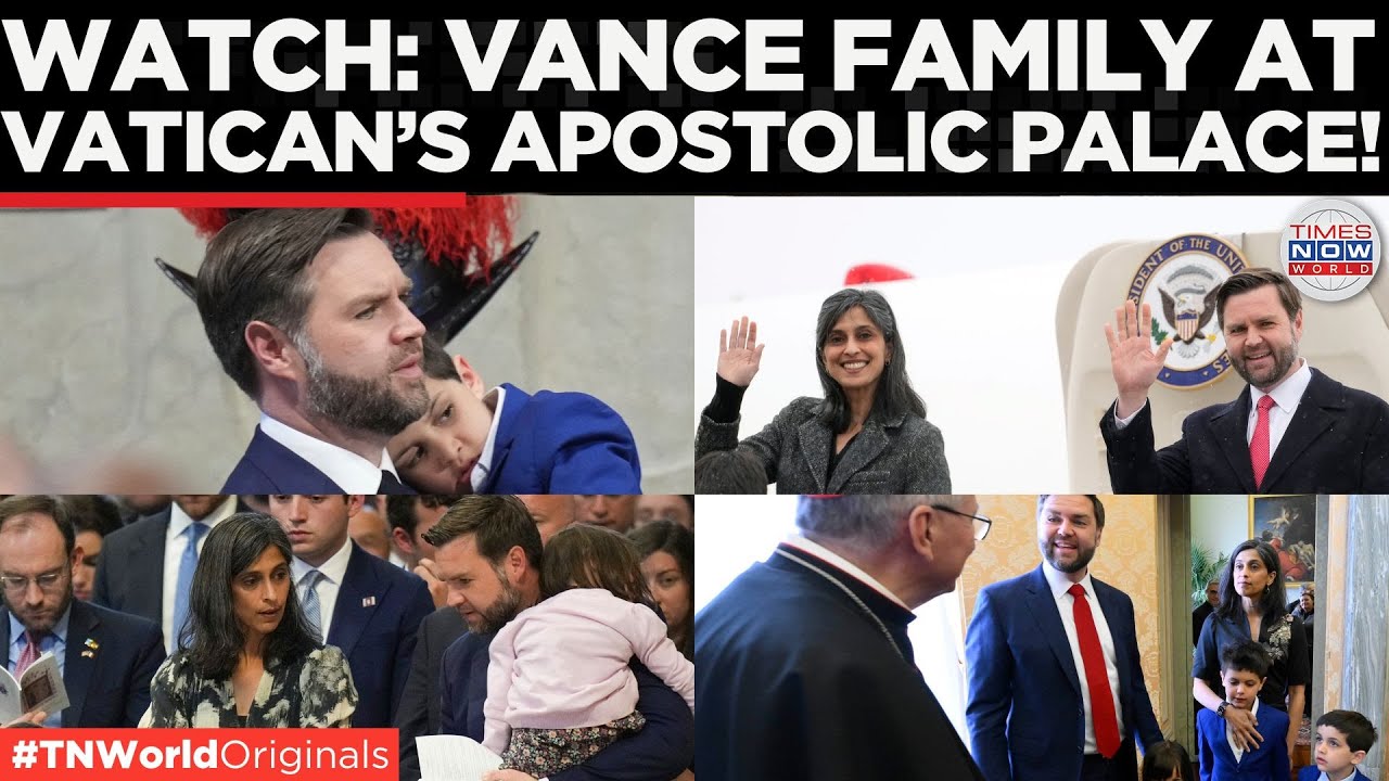 Watch: Vance Family’s Epic Vatican Journey: Unforgettable Moments at the Apostolic Palace!