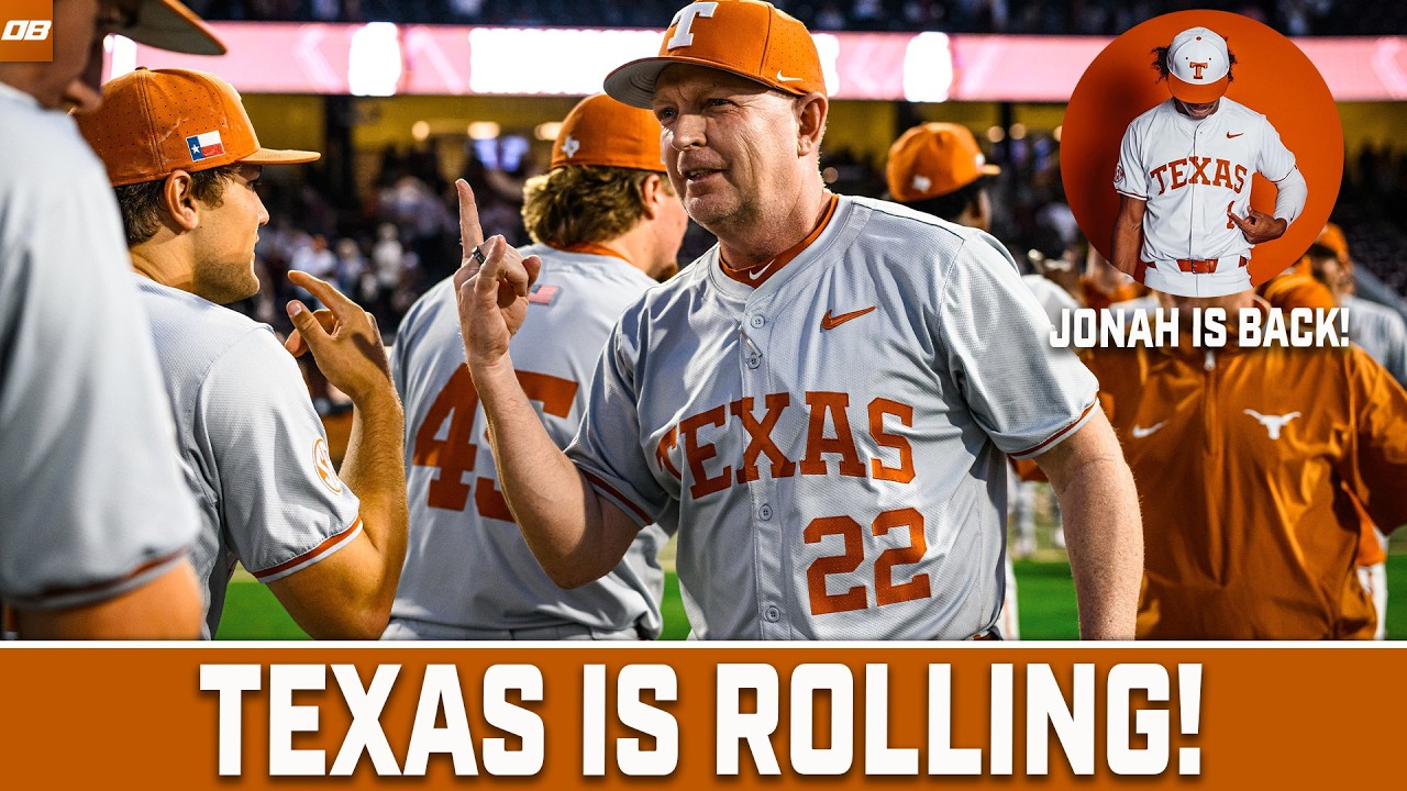 Texas Baseball Sweeps Again! | Jonah Williams Returns | Coach Schloss Previews Next Game