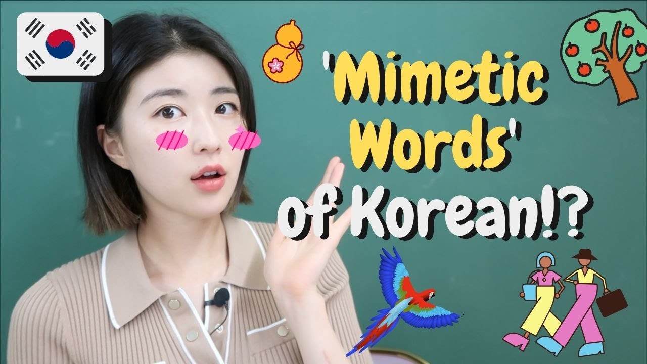 Why it's so Difficult to Translate Korean Mimetic Words to English (ft. Learn 4 Mimetic Words!)