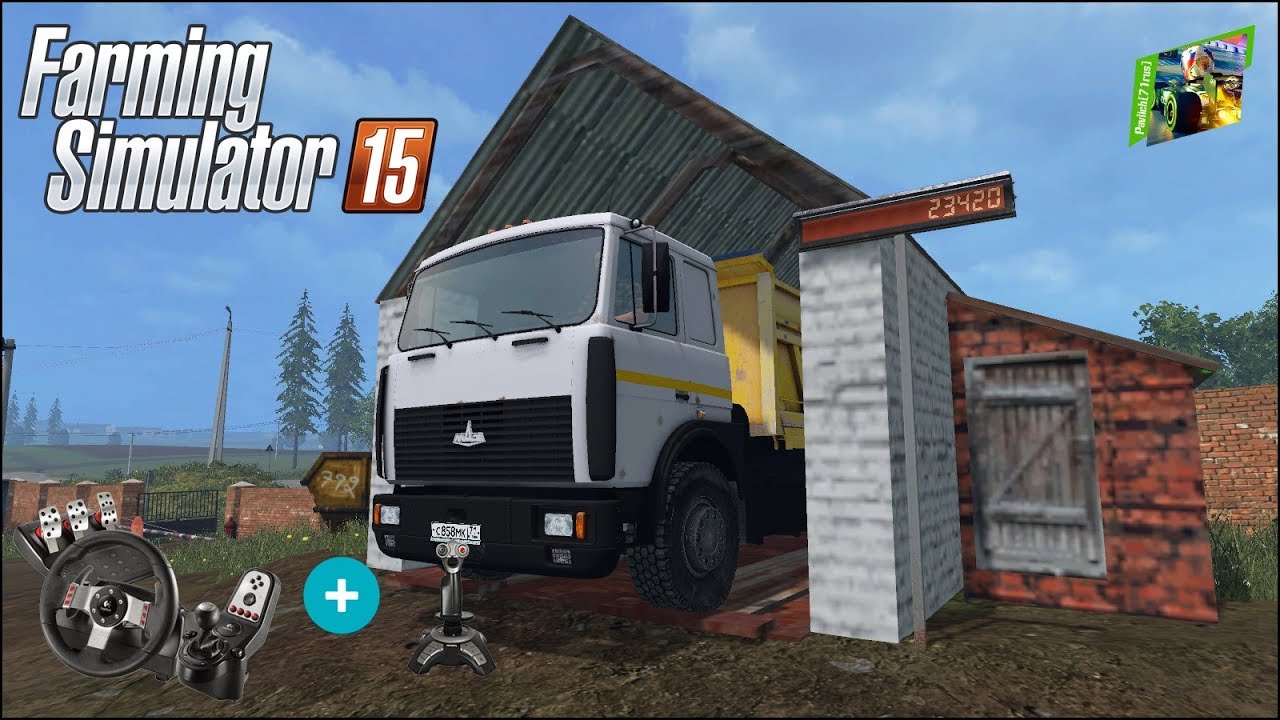 FS2015 - Один российский край - 194 - Вывоз кукурузы по спросу и валкование сена