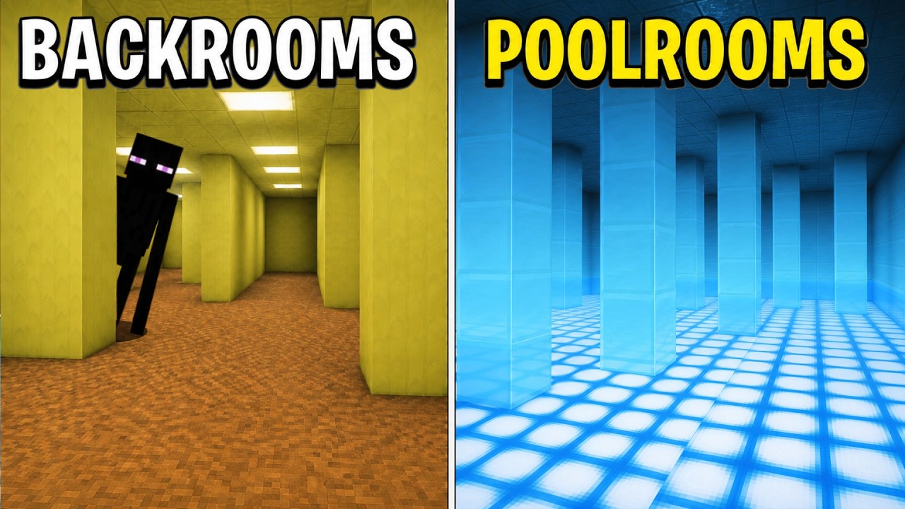 How Would All Backrooms LEVELS Look Inside Minecraft!