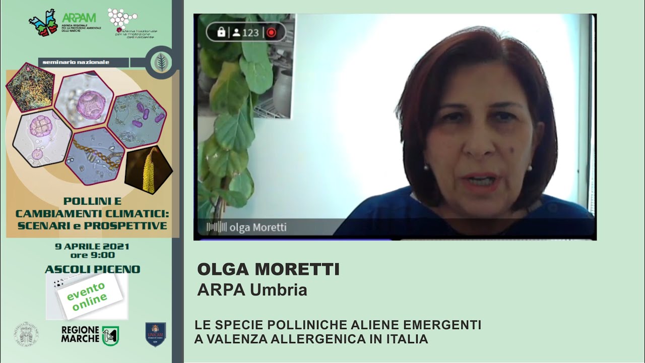 Olga Moretti - Le specie polliniche aliene emergenti a valenza allergenica in Italia