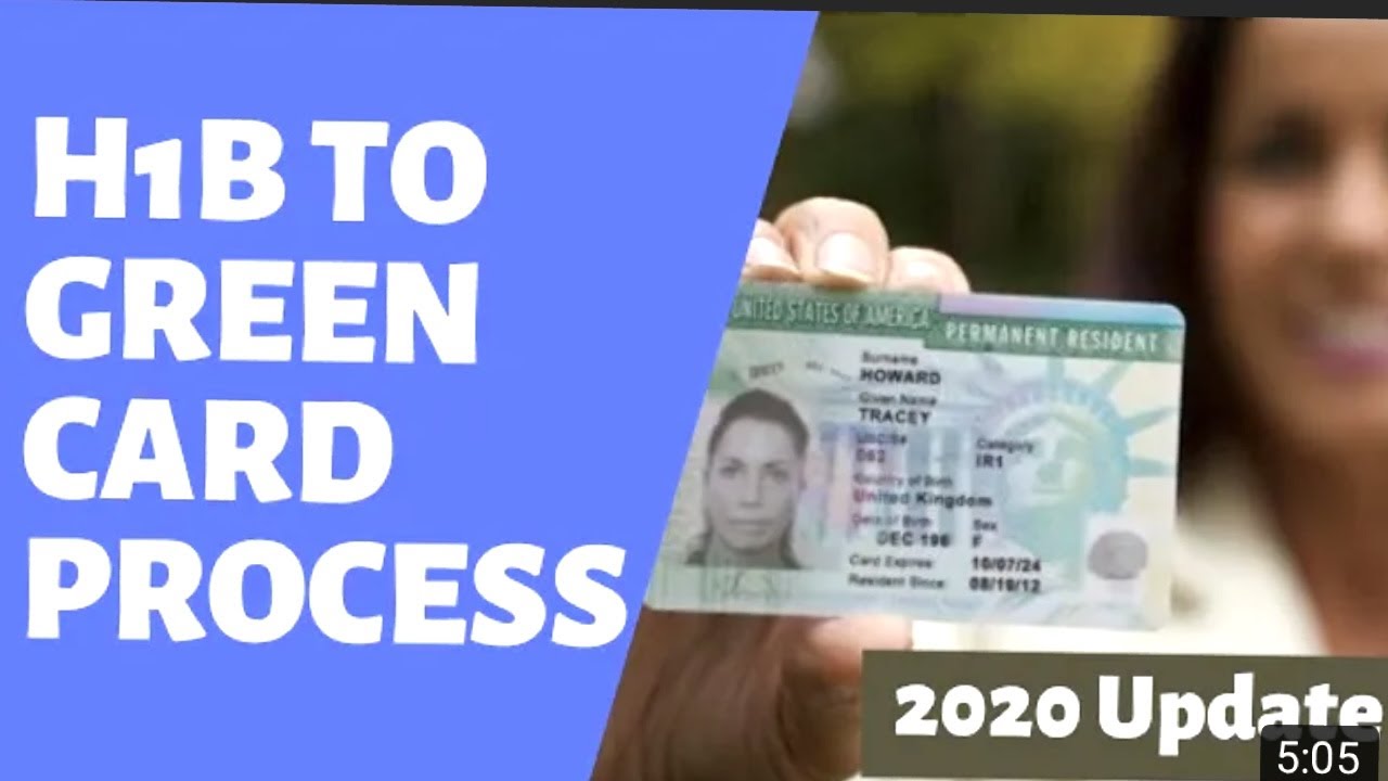 H1B Visa to Green Card Steps | US Green Card Permanent Residency Process