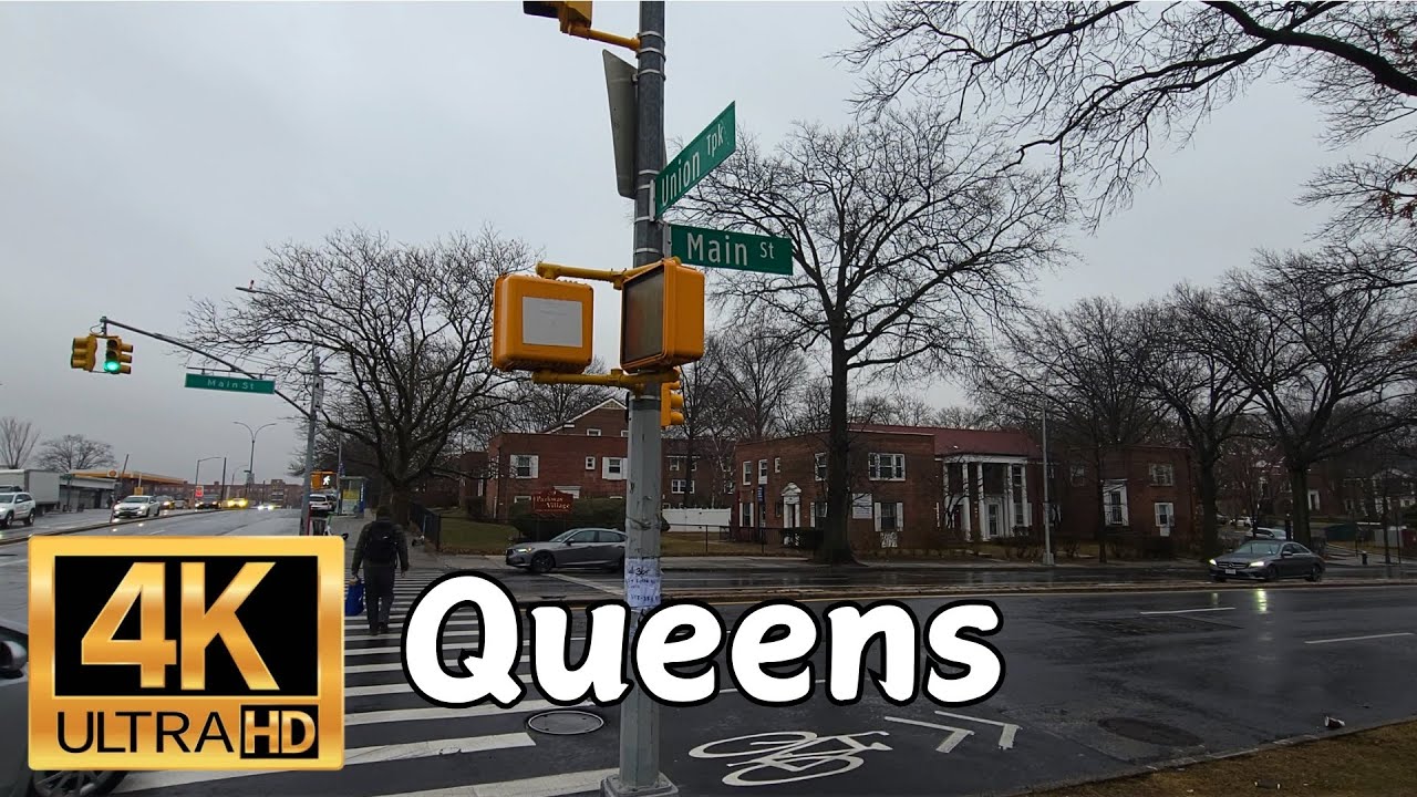 Peaceful Rain Walk ☔🚶🏽‍♂️ At Union Turnpike Queens In 4K