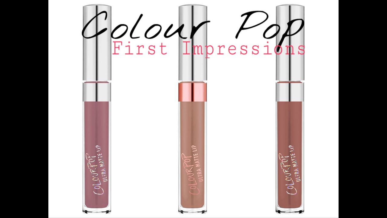 Colour Pop BEEPER, CHI, LUMIERE 2 + Lip Swatches! / First Impressions