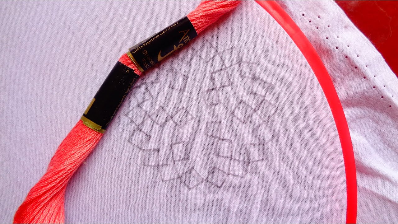 #175# A Circle Design with Sindhi stitch // Gujrati stitch