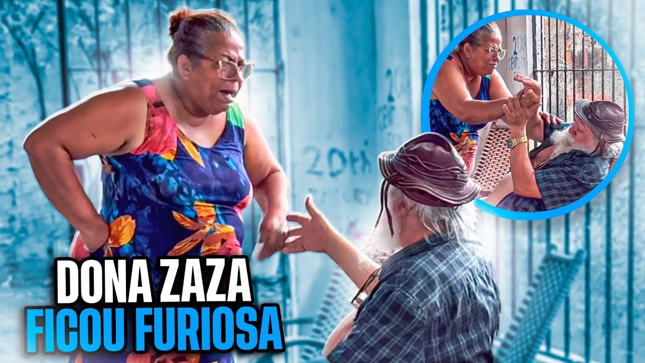 DONA ZAZA FICOU FURIOSA PORQUE LUIZ DO SOM APOSTOU A CASA | LUIZ DO SOM 