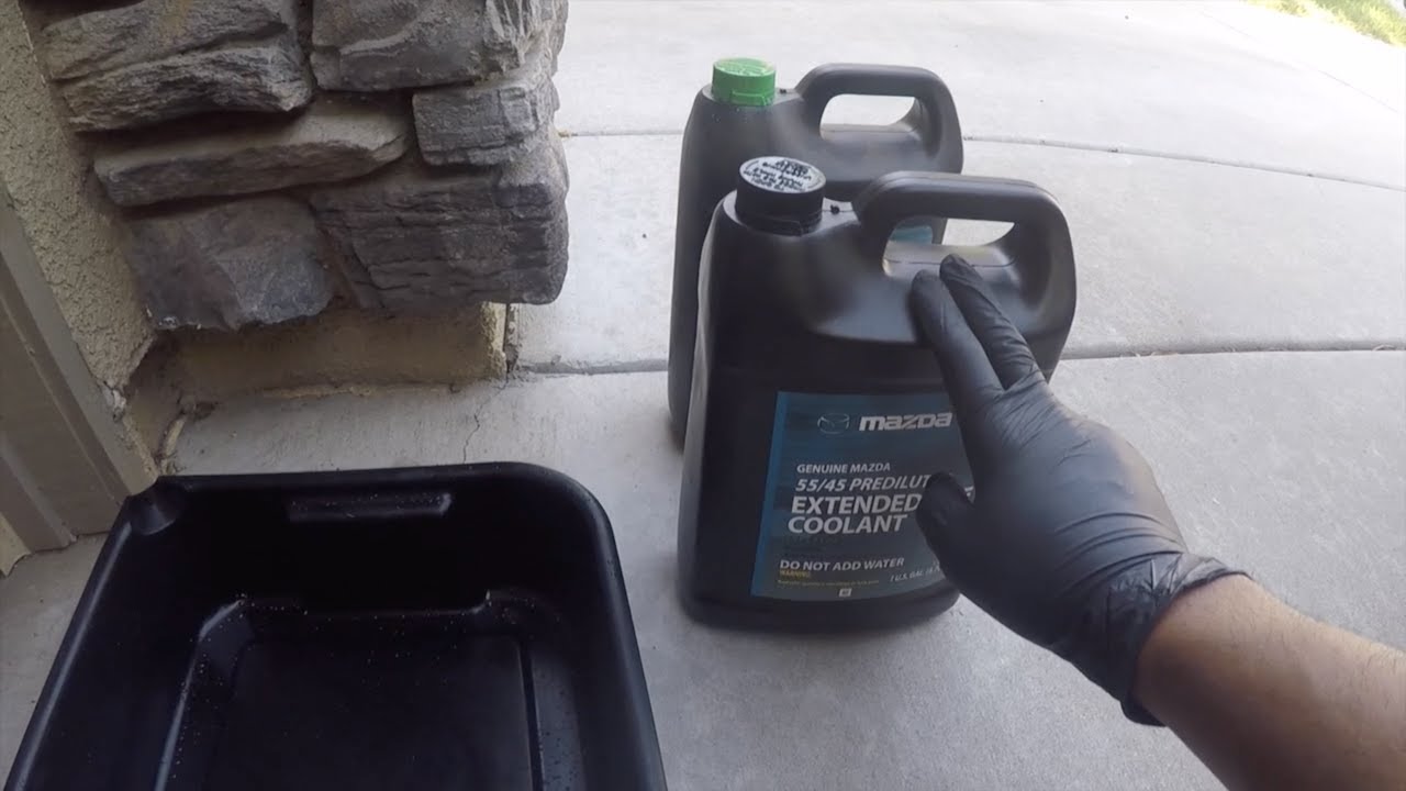 Replaced my Mazda 5 Coolant