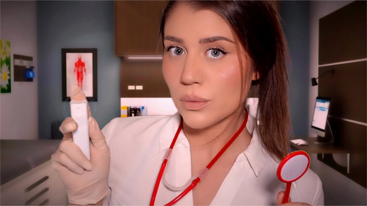 ASMR Roleplay | Cranial Nerve Examination (French Accent) 🇫🇷