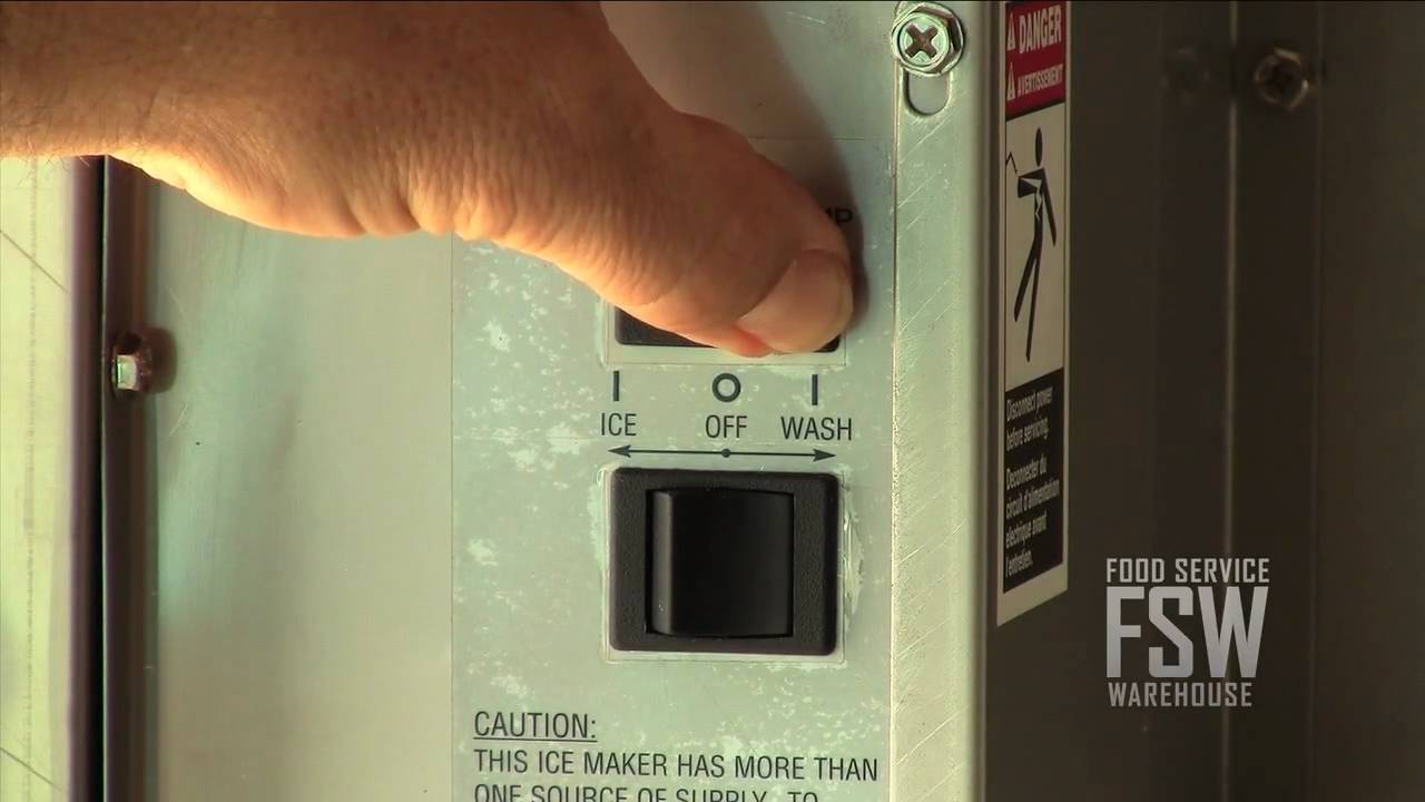 Ice-O-Matic Commercial Ice Machine Basic Cleaning Video: PART 1