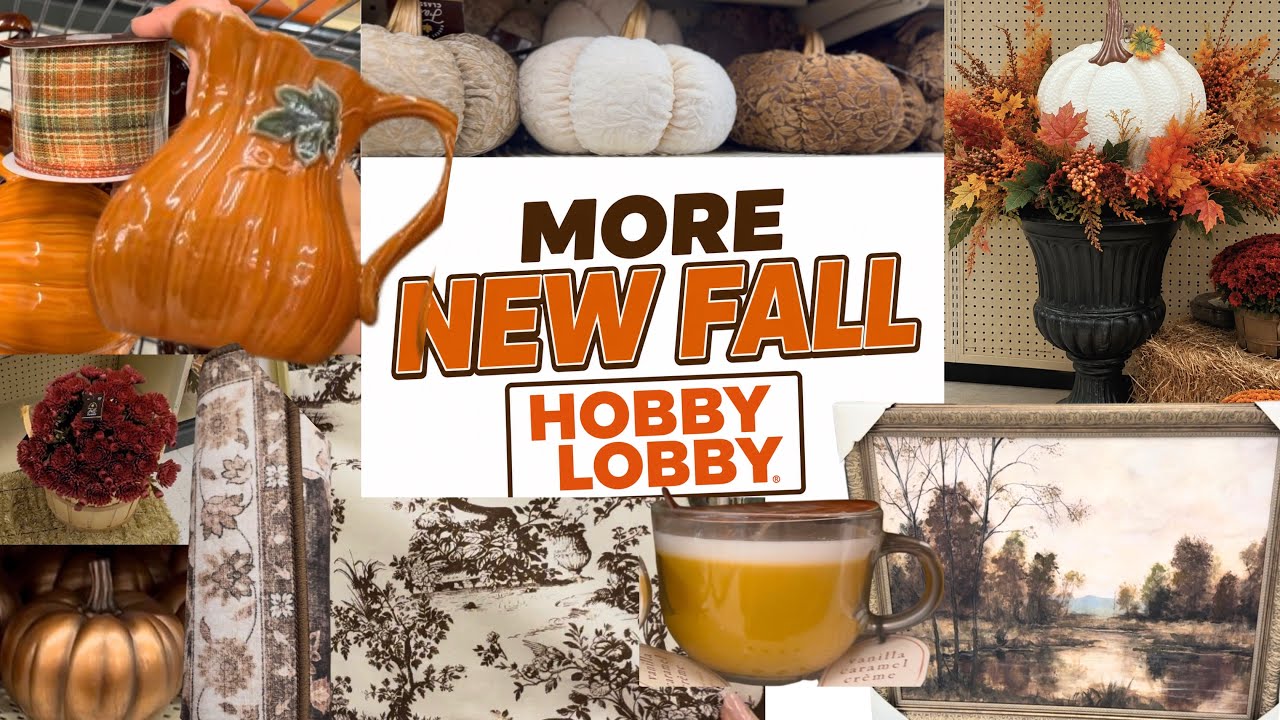 ЕЩЁ БОЛЬШЕ новинок осеннего декора в Hobby Lobby 2026, шопинг со мной, планирование и подготовка ...