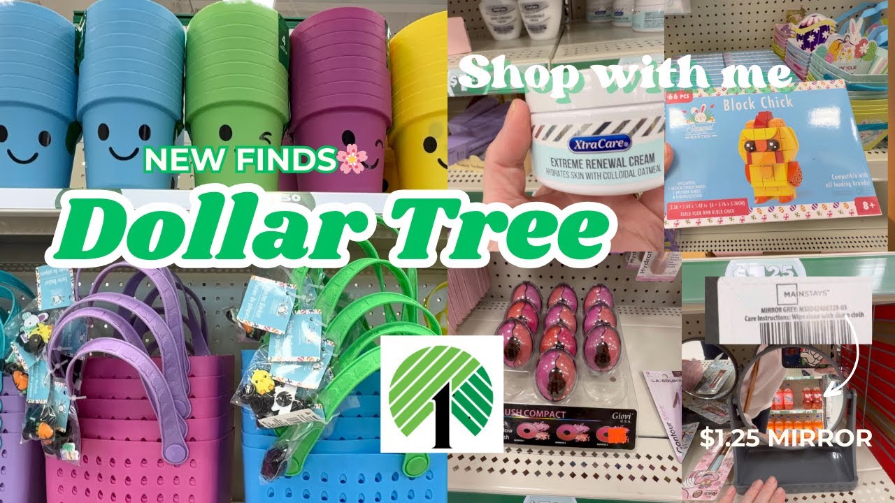 Dollar Tree NEW Arrivals! Spring, Easter & Beauty Finds + $1.25 Mirror Score 💄✨