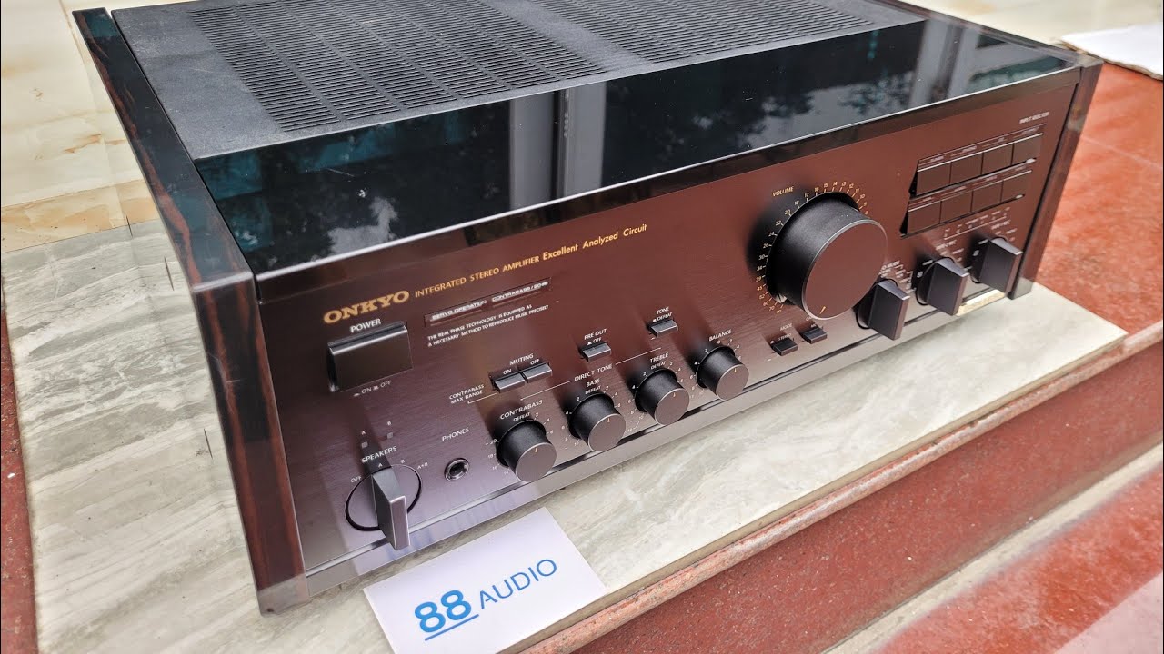 (ĐÃ BÁN) Onkyo A-819XX cấu hình khủng,trị loa khó đánh ra bass..giá trên 6tr ạ