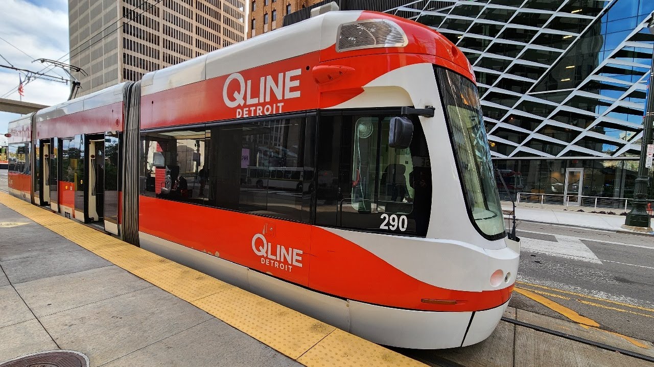[4K] – Full Ride - The QLine (Detroit Streetcar)