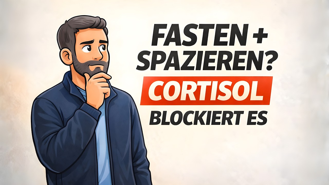 Fasten + Spazierengehen: Warum es bei hohem Cortisol ANDERS wirkt