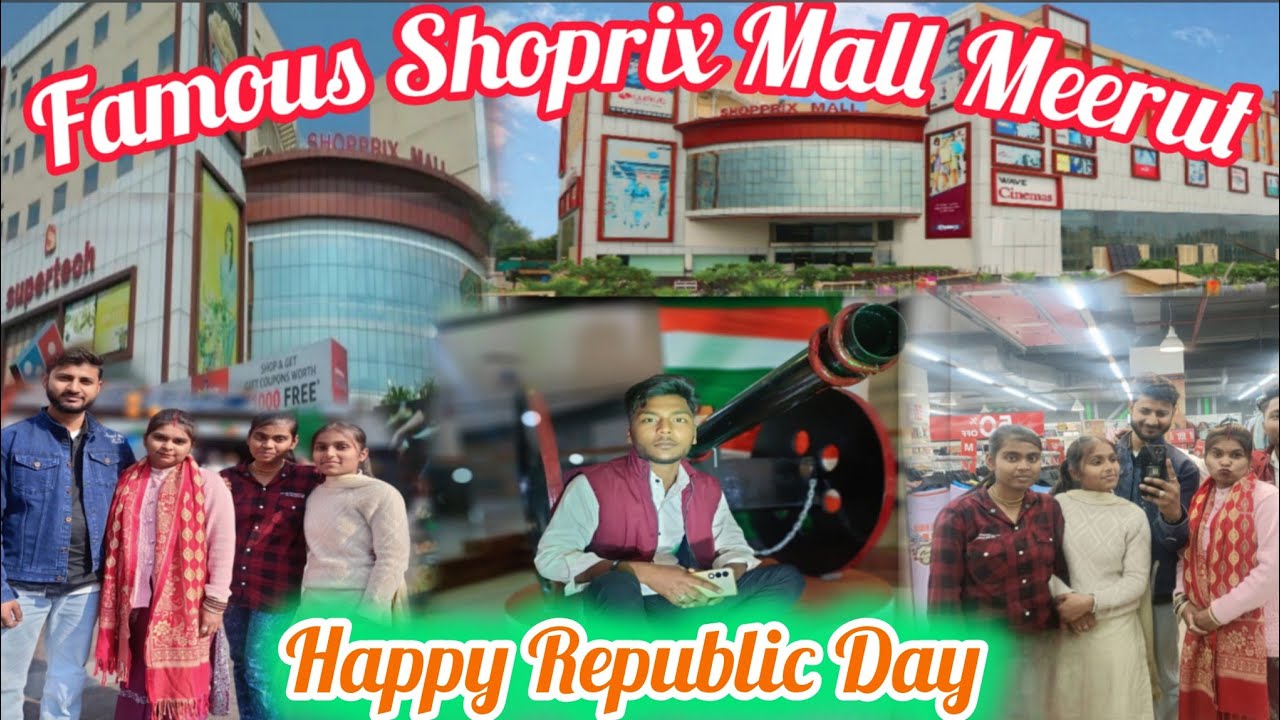 26 january republic day ke din ham sab aa gaye meerut ke famous Shoprix Mall me ghumne || 😎🤠
