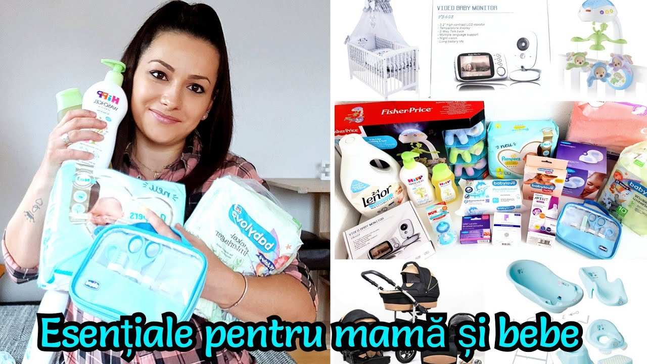 Cumpărături esențiale pentru mamă și bebe🤱