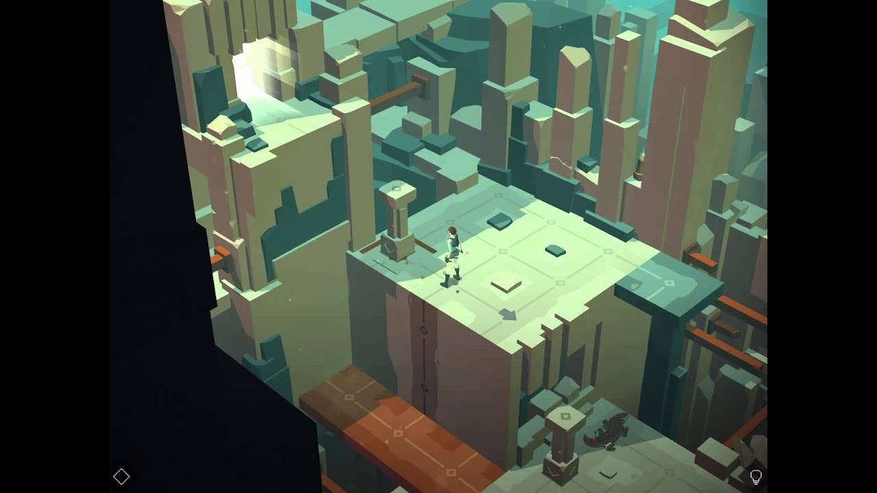 Lara Croft Go | 3-9 - The Chamber of Balance walkthrough