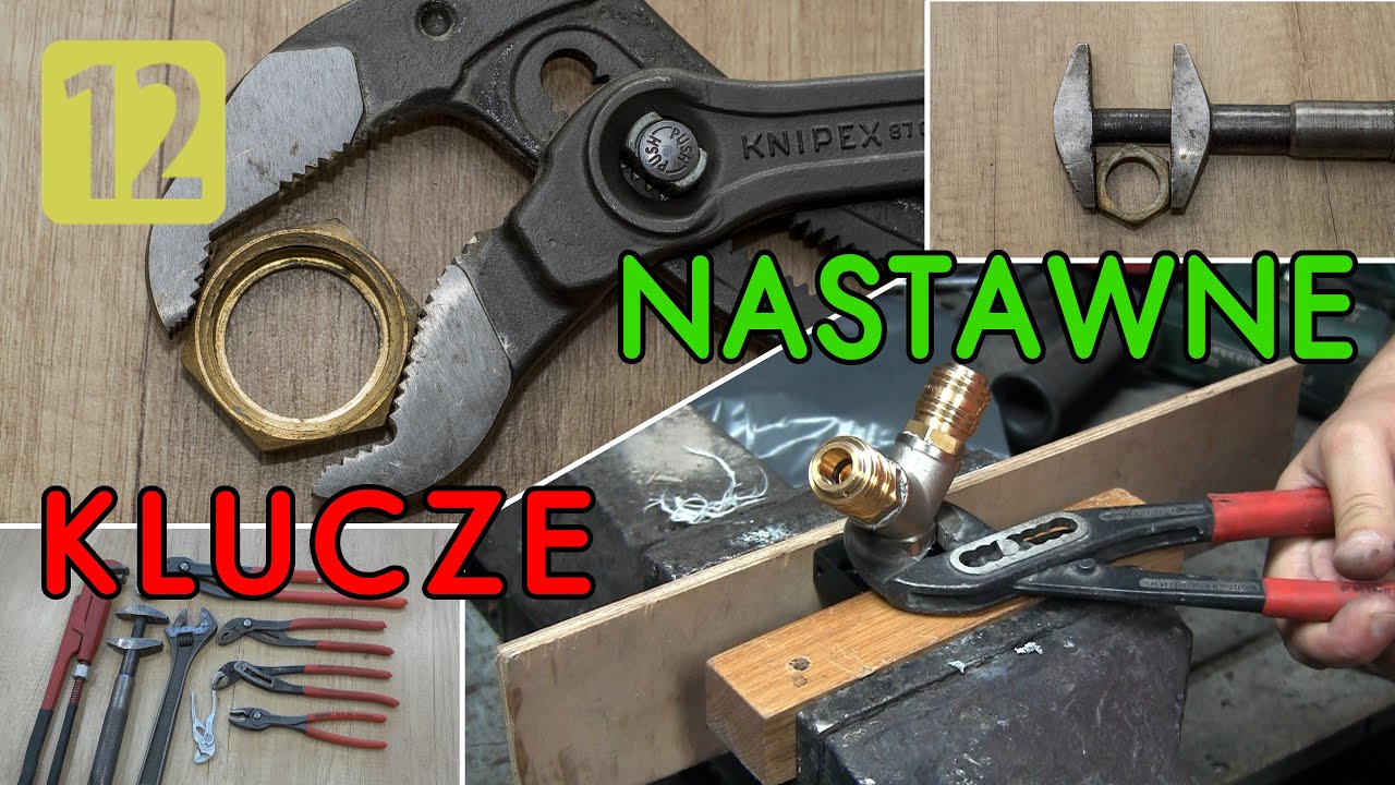Jak używać kluczy nastawnych. Klucz uniwersalny, nastawny.