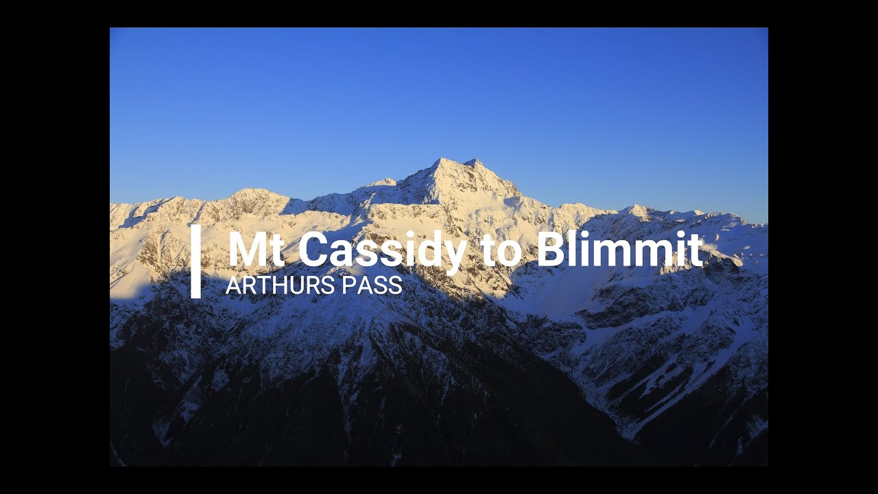 Mt Cassidy to Mt Blimmit traverse, Arthurs Pass NZ