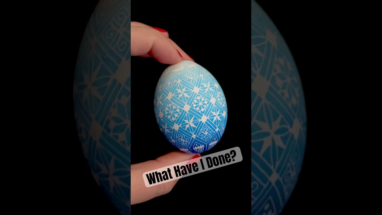 Теперь я не могу остановиться. #искусство #писанки #яйцо #художник #батик #воск #oddlysatisfying ...