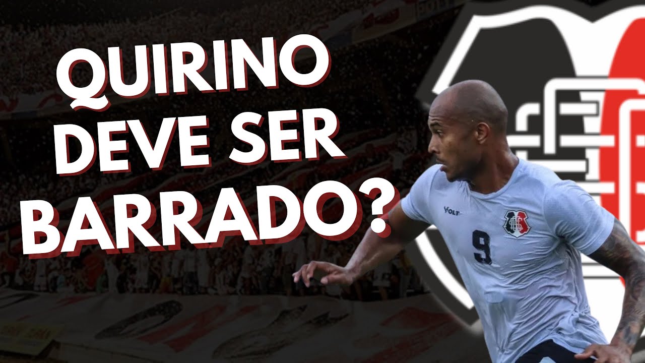 Quirino em baixa: é hora de dar espaço a Vini Hora no Santa Cruz?