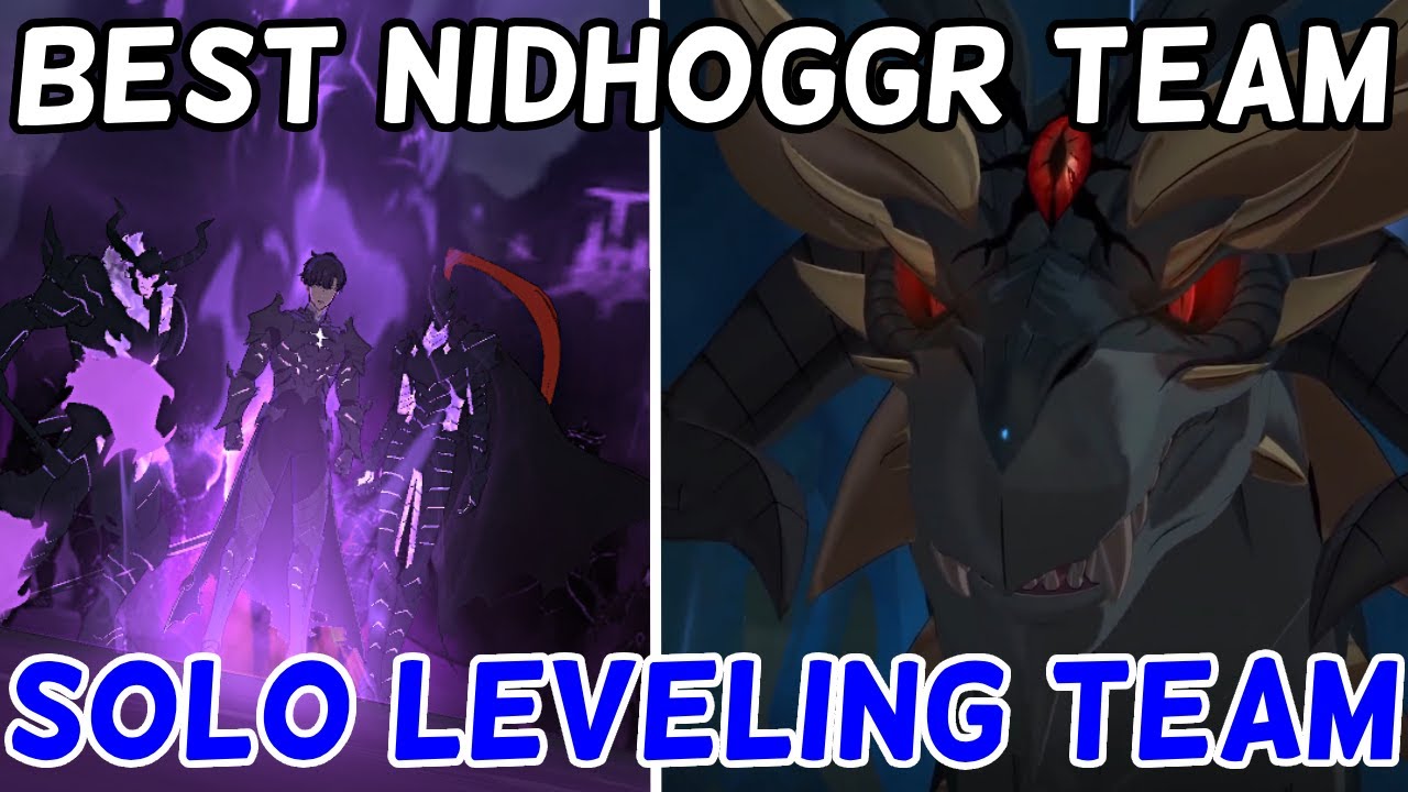 BEST NIDHOGGR TEAM, SOLO LEVELING VS NIDHOGGR - The Seven Deadly Sins Grand Cross