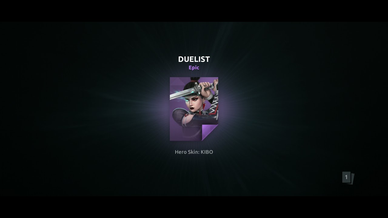 Unlocked Duelist Kibo skin in sf arena ❤