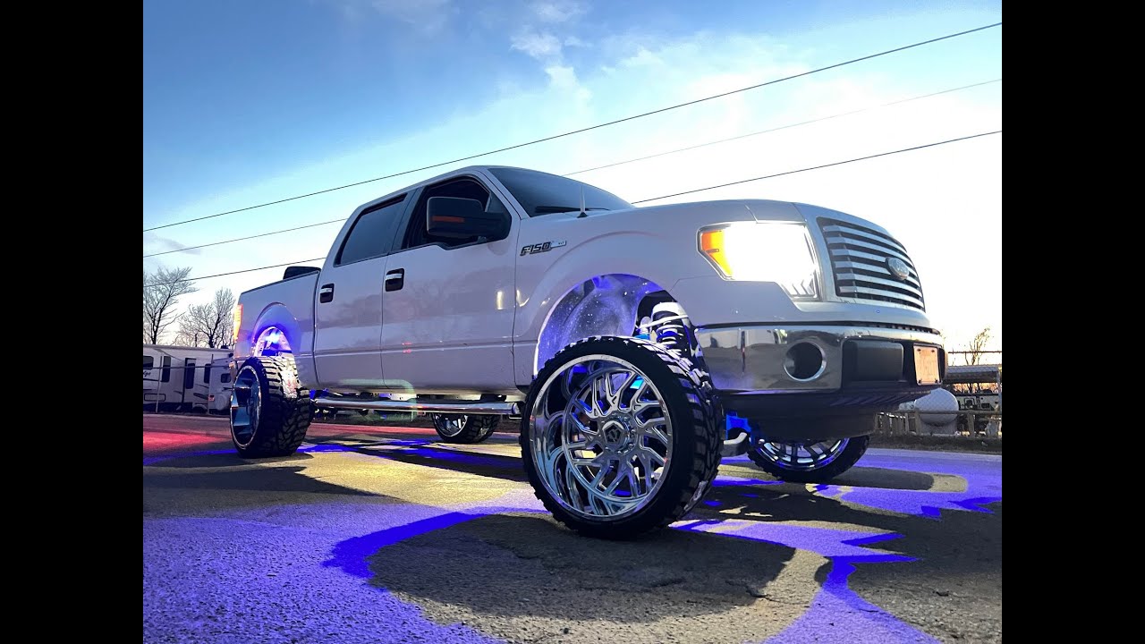 2011 F150 6-дюймовый лифт с дисками TIS 24x14