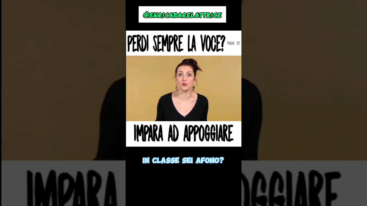 #voce #diaframma #recitazione #volume #enricabarelattrice #canto #dizione