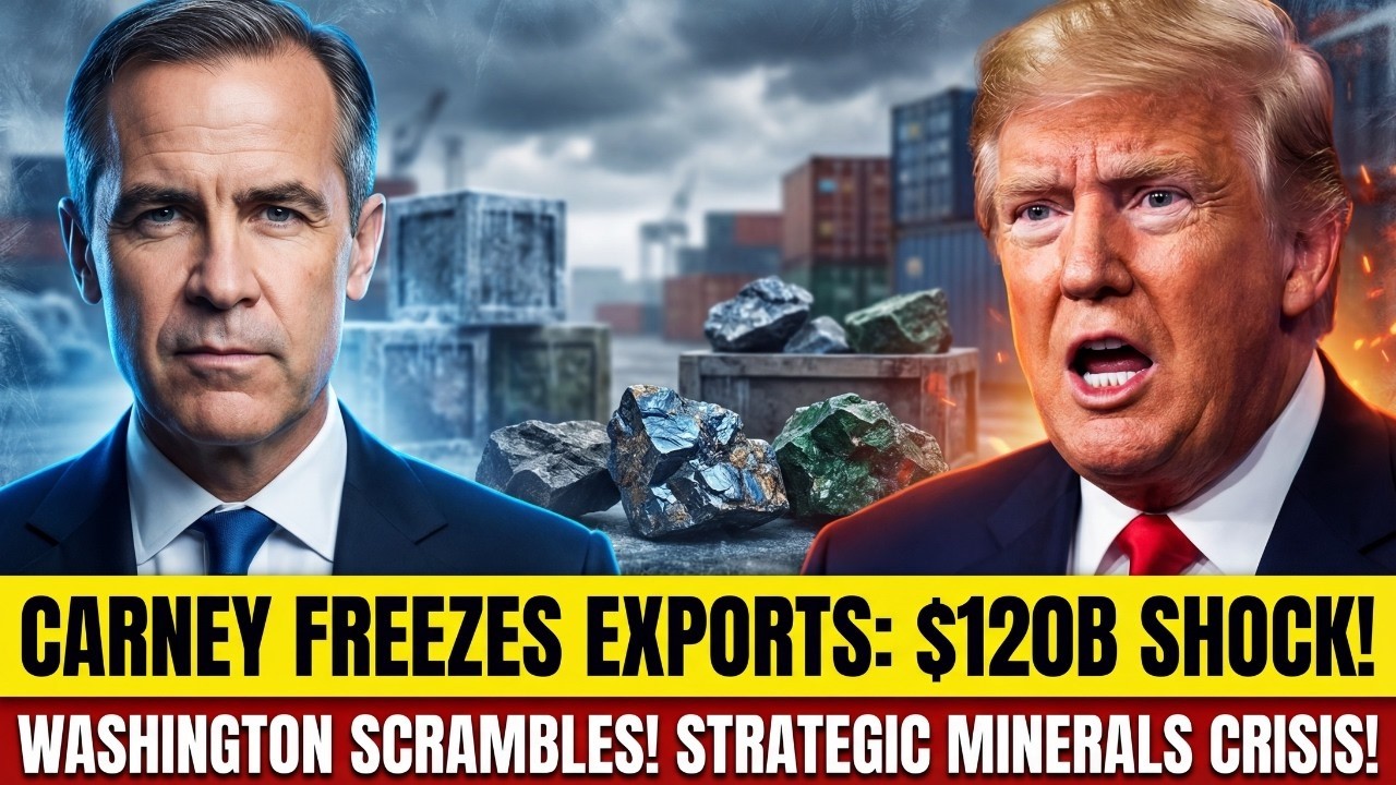 1 Min Ago  Carney Freezes Strategic Minerals Exports &mdash; Washington Scrambles After $120B Shock