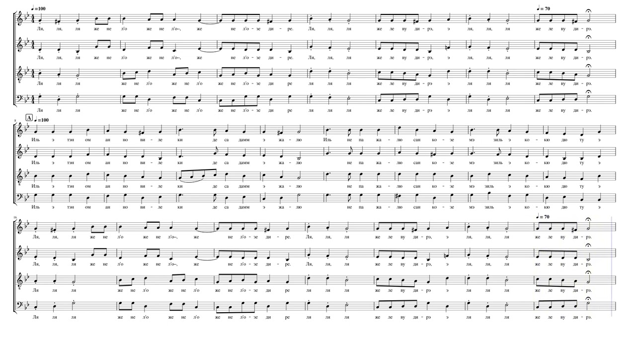 La, la, la (Je ne l'ose dire) - BAS by Pierre Certon