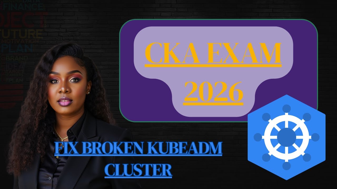 CKA exam2026 | Fix Broken kubeadm Cluster After Migration (External etcd Recovery)#kubernetes#cka