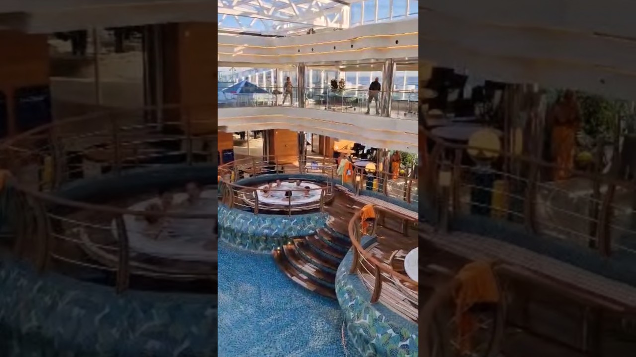 Msc  preziosa  pool and jacuzzi, Sea day#travel #msc #cruise